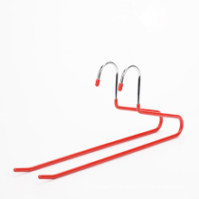 Factory Directly Non Slip PVC-coated wire hanger metal for pants